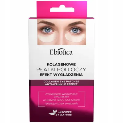 Патчи для кожи вокруг глаз L'Biotica Home SPA коллагеновые, против морщин, 3 x 2 шт