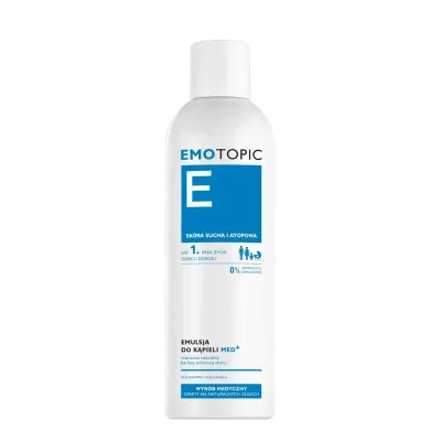 Эмульсия для ванны Pharmaceris Emotopic Med+, с 1 дня жизни, для сухой и атопичной кожи, 400 мл
