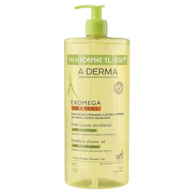 Масло для душа A-Derma Exomega Control, очищающее, для сухой и атопичной кожи