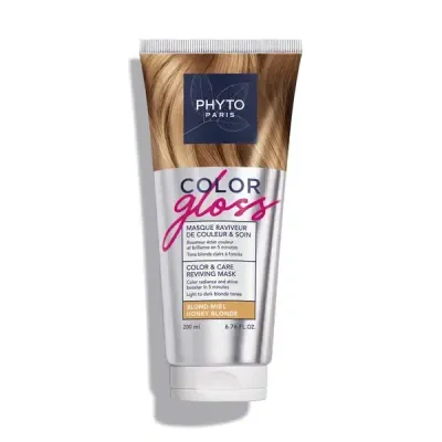 Тонирующая маска для волос Phyto Color Gloss, репигментирующая, 200 мл, оттенок Honey Blond Kuracja do włosów