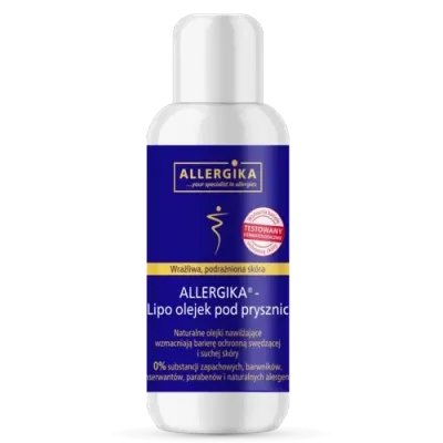 Масло для душа Allergika Lipo, для сухой и атопичной кожи, 200 мл