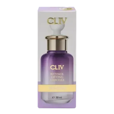 Ампула для лица Ami Cosmetic Cliv Premium с ретинолом, подтягивающая, для зрелой кожи, 30 мл
