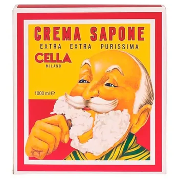 Мыло для бритья Cella Milano Crema Sapone, сладкий миндаль, 1000 мл