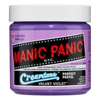 Полуперманентная краска для волос Manic Panic Creamtone Perfect Pastel, пастельные оттенки, 118 мл, оттенок Velvet Violet
