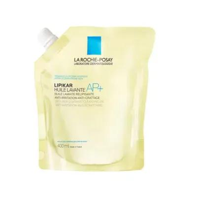 Масло для мытья La Roche-Posay Lipikar Huile Lavante AP+, сменный блок, для сухой и чувствительной кожи, 400 мл