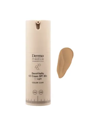 CC-крем Dermomedica Color Care DermVitality, ухаживающий, SPF 50, оттенок Light