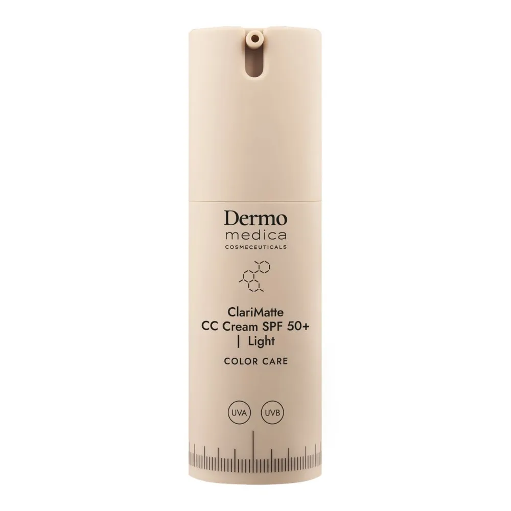 CC-крем Dermomedica Color Care ClariMatte SPF 50+, матирующий, оттенок Fair
