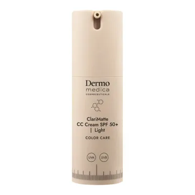 CC-крем Dermomedica Color Care ClariMatte SPF 50+, матирующий, оттенок Fair
