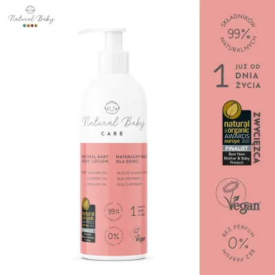 Бальзам для детей Natural Baby Care натуральный, успокаивающий и увлажняющий, с 1 дня жизни, 200 мл