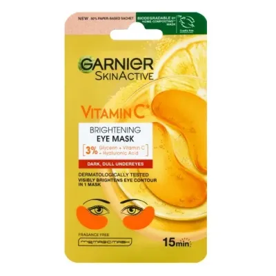 Патчи для кожи под глазами Garnier Skin Naturals Vitamin C осветляющие, 1 пара, 5 г