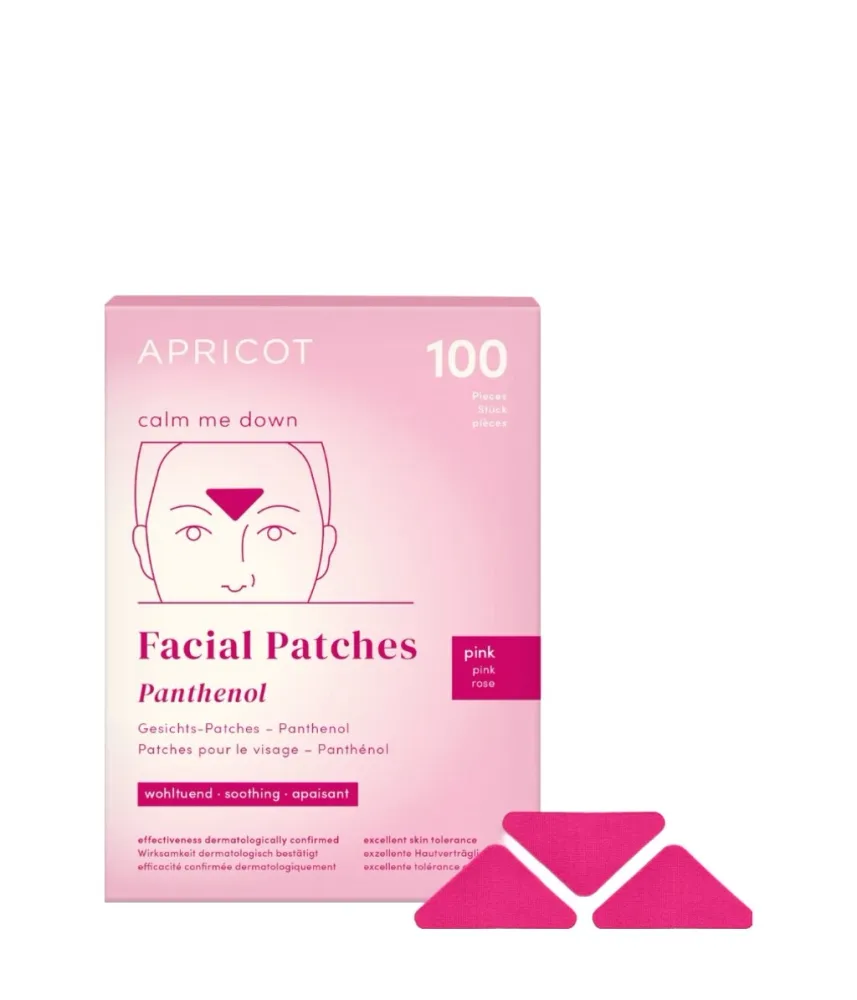 Патчи для лица от морщин Apricot Calm Me Down с пантенолом, для чувствительной кожи, 100 шт.