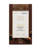 Стойкая краска для волос Korres Argan Oil Advanced Colorant, перманентная, оттенок 7.73 — фото 1