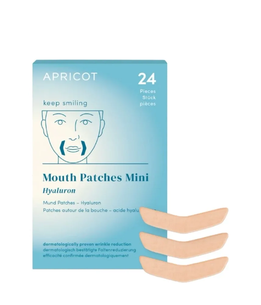 Патчи для носогубных складок Apricot Keep Smiling с гиалуроновой кислотой, от морщин