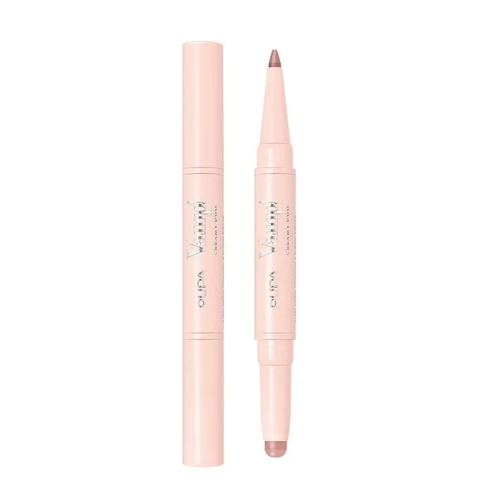 Помада и карандаш для губ PUPA Milano Vamp! Creamy Duo, кремовая, оттенок 016 Warm Rose