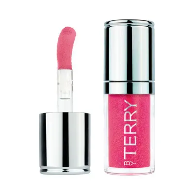 Блеск для губ By Terry Baume de Rose Glow Gloss, ухаживающий, оттенок N2 Pink Pong, 5 мл