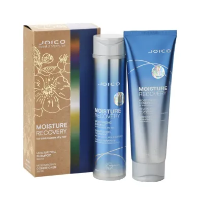Набор: шампунь и кондиционер Joico Moisture Recovery увлажняющий, для сухих волос, 300 мл + 250 мл