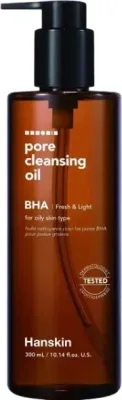 Гидрофильное масло Hanskin Pore Cleansing Oil BHA очищающее поры, для жирной кожи, склонной к акне, 300 мл