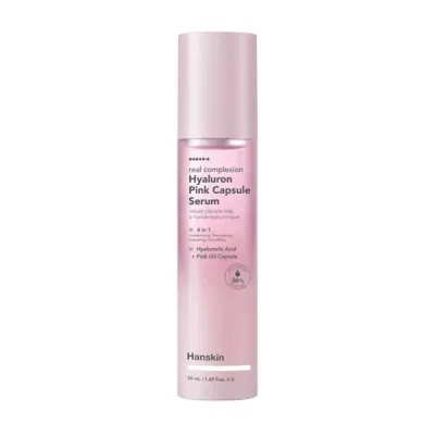 Сыворотка для лица Hanskin Real Complexion Hyaluron Pink Capsule увлажняющая, с гиалуроновой кислотой, 50 мл