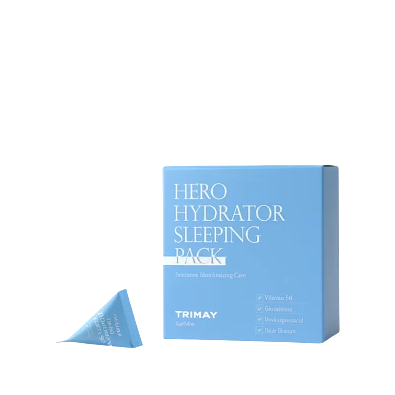 Ночная маска для лица Trimay Hero Hydrator Sleeping Pack увлажняющая, разглаживающая, 20 шт.