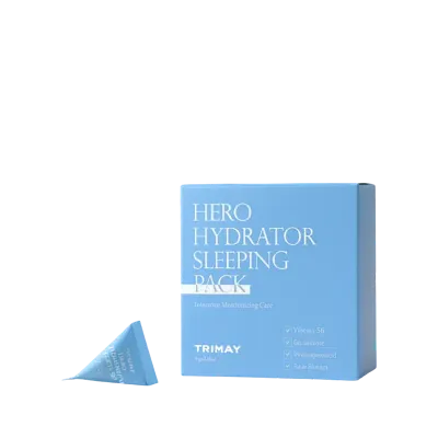 Ночная маска для лица Trimay Hero Hydrator Sleeping Pack увлажняющая, разглаживающая, 20 шт.