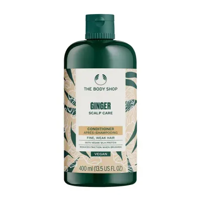 Кондиционер для волос The Body Shop Ginger Scalp Care для ухода за кожей головы, для тонких и ослабленных волос, 400 мл