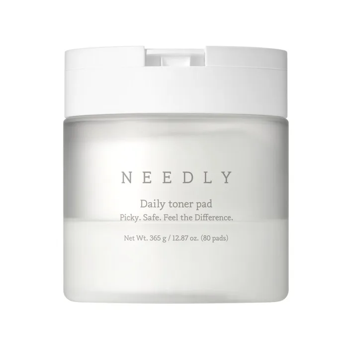 Пэды для лица Needly Daily Toner Pad отшелушивающие, увлажняющие, для чувствительной кожи, 80 шт
