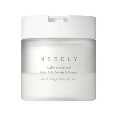 Пэды для лица Needly Daily Toner Pad отшелушивающие, увлажняющие, для чувствительной кожи, 80 шт