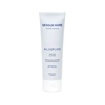 Глиняная маска для лица Sensum Mare Algopure очищающая, пребиотическая, для чувствительной и проблемной кожи, 70 мл