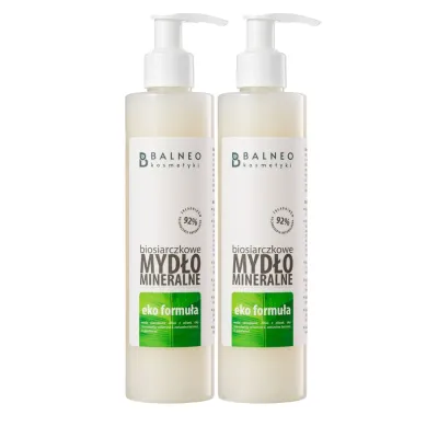 Жидкое мыло Balneokosmetyki, минеральное с сульфидной водой, для проблемной кожи, 2 × 250 мл
