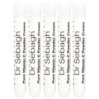 Крем-пудра с витамином C Dr Sebagh Pure Vitamin C Powder Cream, 5 флаконов по 1,95 г