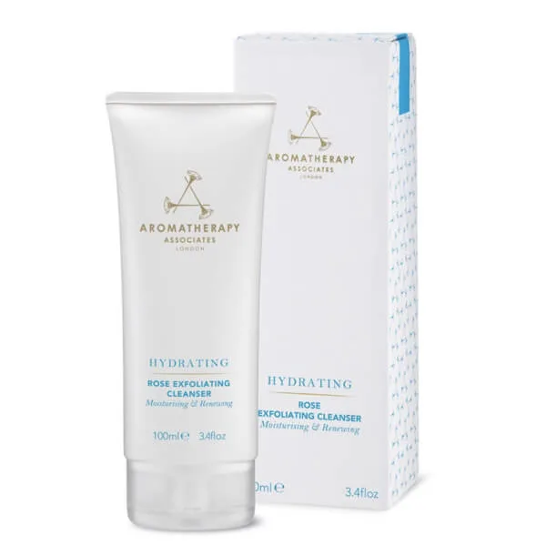 Молочко для умывания Aromatherapy Associates Hydrating Rose Exfoliating Cleanser с отшелушивающими гранулами, 100 мл