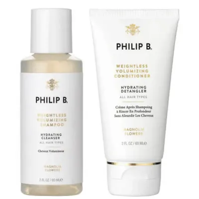 Набор: шампунь и кондиционер Philip B Weightless Volumizing для объёма, 2 по 60 мл