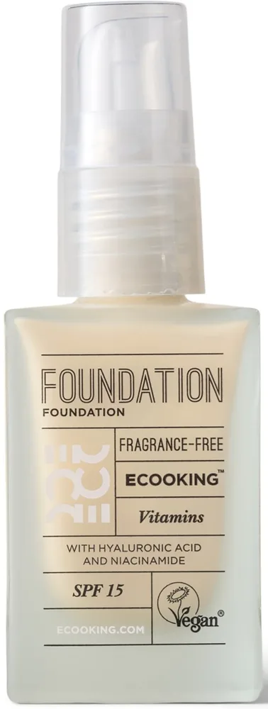 Тональная основа Ecooking Foundation среднее покрытие, SPF 15, оттенок 03, 30 мл