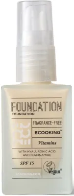 Тональная основа Ecooking Foundation среднее покрытие, SPF 15, оттенок 03, 30 мл