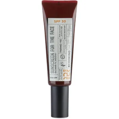 Солнцезащитный крем для лица Ecooking Sunscreen Face SPF 30, с физическими фильтрами, 50 мл