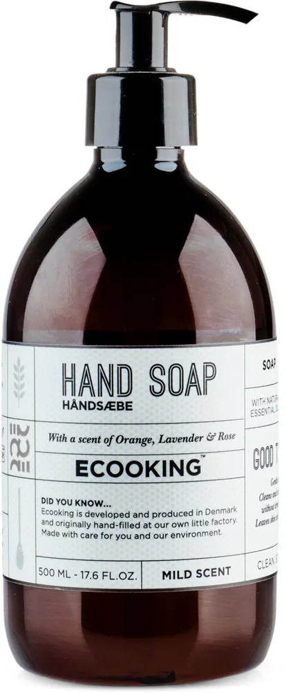 Жидкое мыло для рук Ecooking Bodycare 01, апельсин, лаванда и роза, 500 мл