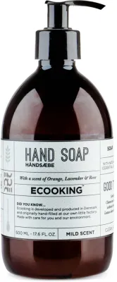 Жидкое мыло для рук Ecooking Bodycare 01, апельсин, лаванда и роза, 500 мл