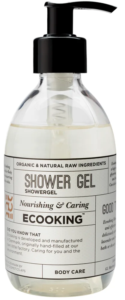 Гель для душа Ecooking Bodycare Shower Gel, апельсин, лаванда и роза, 300 мл