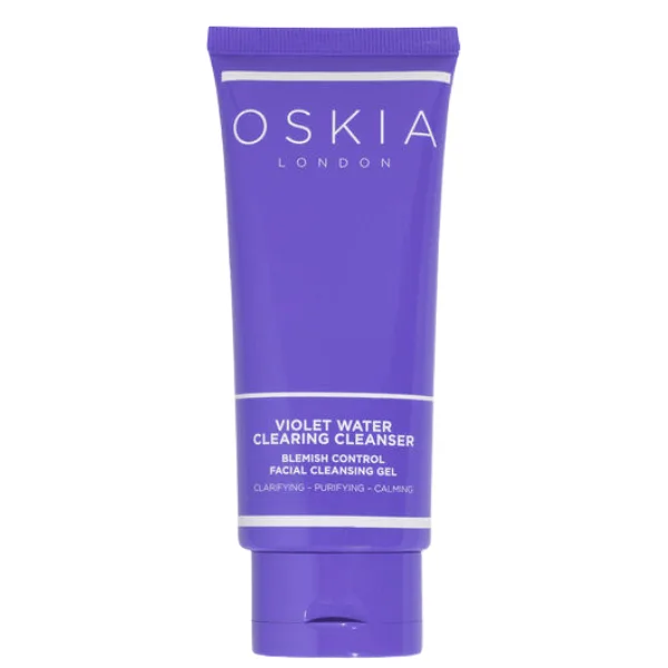 Гель для умывания Oskia Violet Water Clearing Cleanser с салициловой кислотой, для жирной и комбинированной кожи, 100 мл