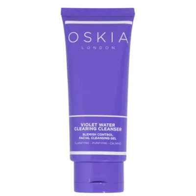 Гель для умывания Oskia Violet Water Clearing Cleanser с салициловой кислотой, для жирной и комбинированной кожи, 100 мл