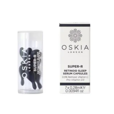 Ночная сыворотка для лица в капсулах Oskia Super R Retinoid Sleep Serum Capsules с ретинолом 0,5%, 7 капсул