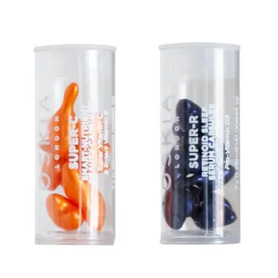 Набор капсул для лица Oskia Super R Retinoid Sleep Serum и Super C Capsules, с ретинолом 0,5% и витамином C, 2 × 7 шт