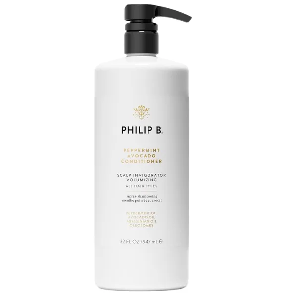 Кондиционер для волос Philip B Peppermint & Avocado освежающий, с мятой и авокадо, 947 мл