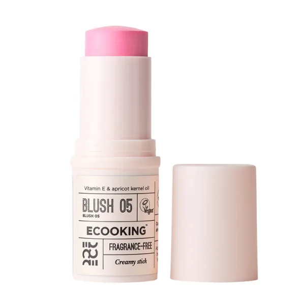 Румяна Ecooking Blush в стике, питательные, оттенок 05, 15,9 г