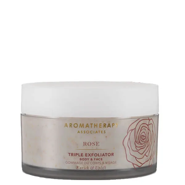 Пилинг для лица и тела Aromatherapy Associates Rose Triple Exfoliator с розой, микродермабразия, 50 мл