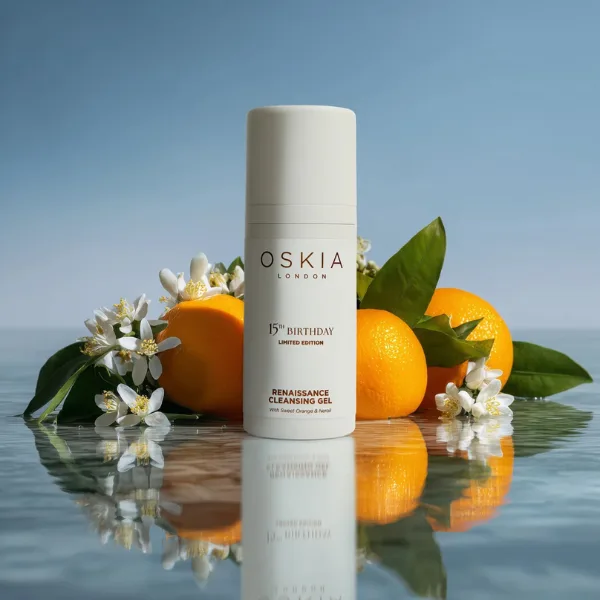 Гель для умывания Oskia Renaissance Cleansing Gel 15th Birthday Edition с витаминами, апельсином и нероли, 100 мл