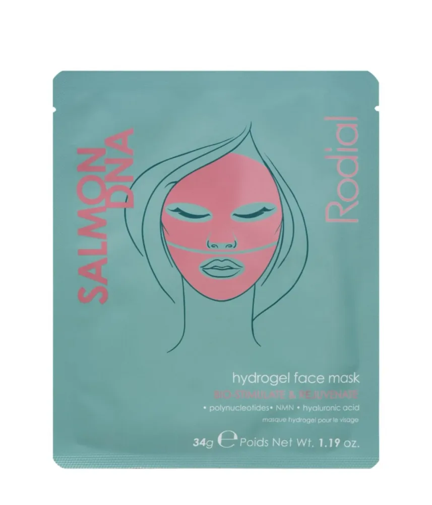 Гидрогелевая маска для лица Rodial Salmon DNA Hydrogel Face Mask подтягивающая, восстанавливающая, 4 шт.