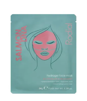 Гидрогелевая маска для лица Rodial Salmon DNA Hydrogel Face Mask подтягивающая, восстанавливающая, 4 шт.