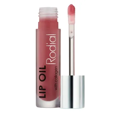 Масло для губ Rodial Plumping Collagen Lip Oil с коллагеном, с эффектом объёма, оттенок English Rose, 4 мл