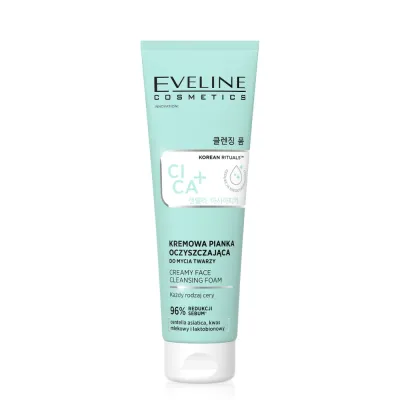 Кремовая пенка для умывания Eveline Cosmetics Korean Rituals CICA+ с центеллой азиатской, 125 мл